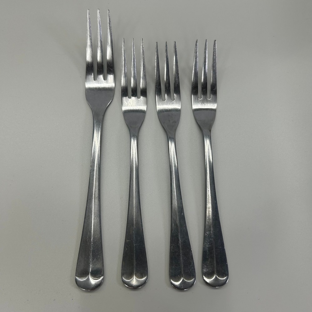 Vintage Washington Forge Spirit of America Forks Set 4 Stainless Steel Flatware